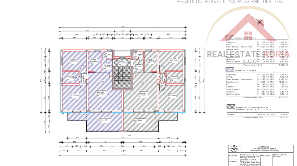 PENTHOUSE-Wohnung zum Verkauf mit Meerblick und Dachterrasse in Turnje, in der Nähe von Biograd na Moru, Gespanschaft Zadar